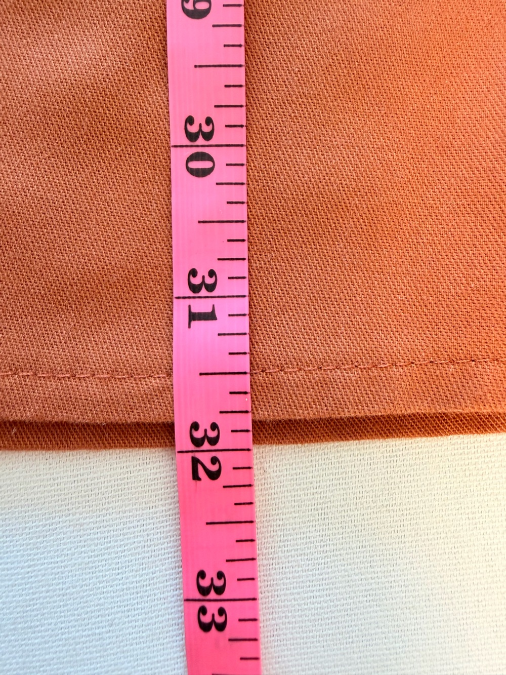 Vintage Sears 70s Carriage Court Sport Rust A-Line Button Front Midi Skirt 16 - Picture 9 of 9